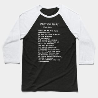 In Our Memories Baseball T-Shirt